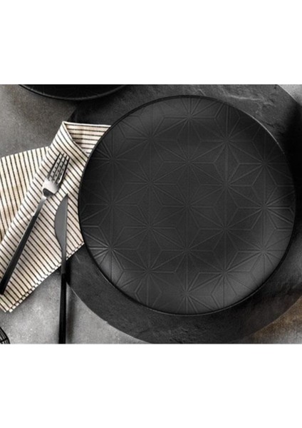 Beyaz Nano Krem 894006 Pasta Tabağı Takımı, Şık ve Kullanışlı Set