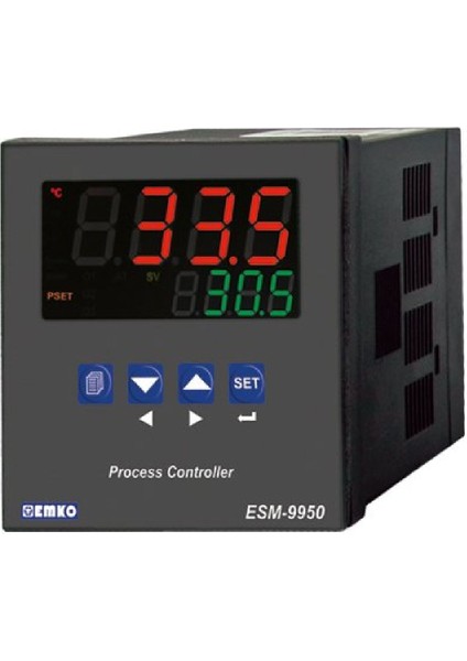 ESM-9950.12011/0100/0000 ,96X96MM 110V..220VAC Unıversal KONTAK-2A2K Proses Kontrol