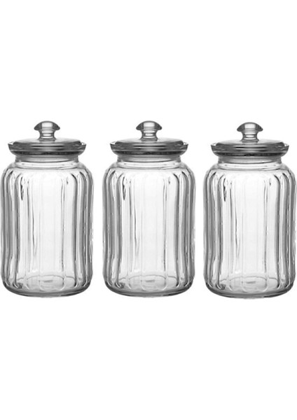 3'lü Beyaz Kavanoz Seti, 1500CC, Şık ve Kullanışlı Saklama Çözümleri fiyatları