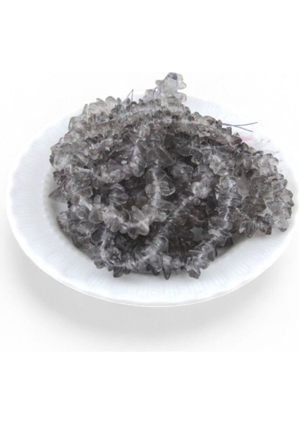 Gri Siyah Desenli Kırık Taş Boncuk (200 Adet) fiyatları