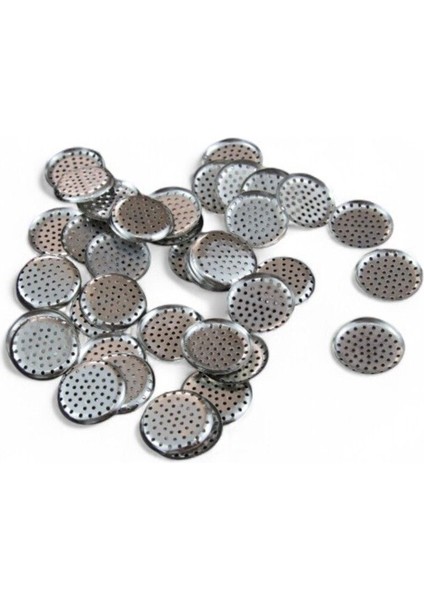 25 mm Süzgeç Şekilli Gümüş Pul Payet (20 gr 30 Adet)