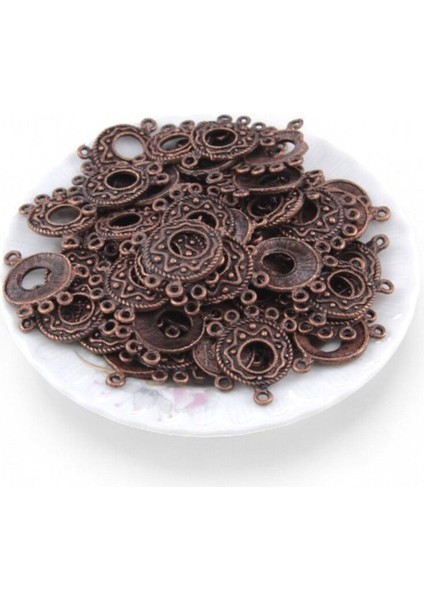 Yuvarlak Halka Şekilli 20X20 mm Kenarları Damlalı Model Pirinç Paslanmaz (5 Adet) fiyatları