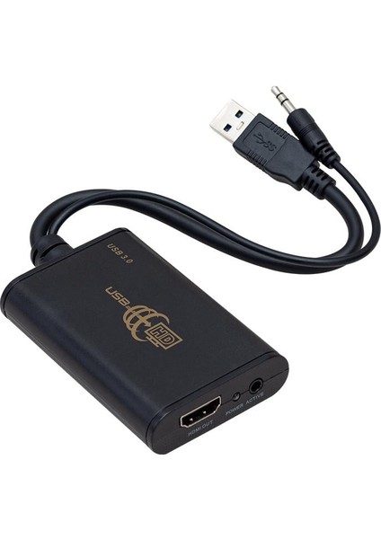 Powermaster USB 3.0 To Hdmı Çevirici Adaptör USB Çıkışını Hdmı Çıkışına Dönüştürücü Aparat
