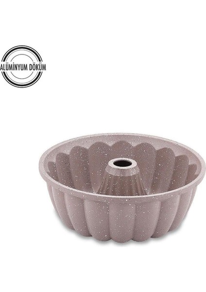 Döküm Kek Kalıbı 26 cm Sütlü Kahve, Dayanıklı ve Şık Pişirme Gereçleri