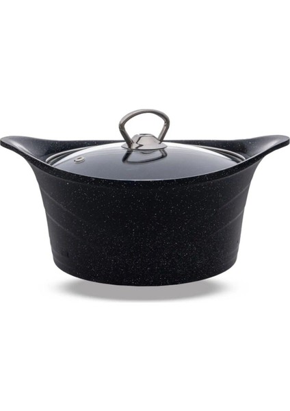 20 cm Derin Gri Tencere, Dayanıklı ve Şık Mutfak Gereci