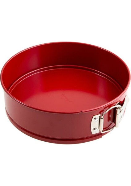 Kelepçeli Kek Kalıbı, Kırmızı, Dayanıklı, Pratik, Mutfak Ihtiyaçlarına Uygun