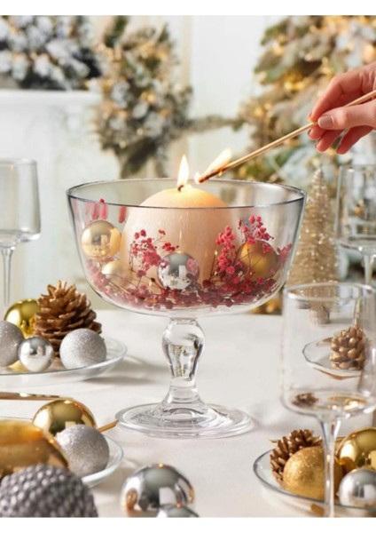 Turuncu Ayaklı Şık Kase, Ev ve Mutfak Dekoru Için Ideal, 96954