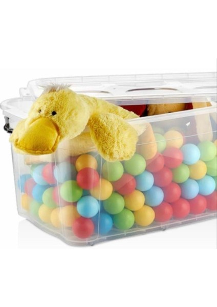 Turuncu Saklama Kabı 3'lü Set, 30/20/15 Lt, Güçlü ve Şık Tasarım modelleri