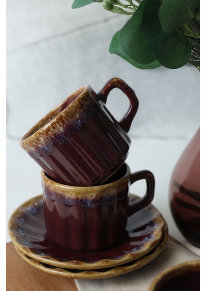 Renkli 12 Parça Çay Takımı, 6 Kişilik, Şık ve Zarif Tasarım fırsatları