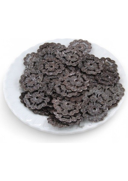 Gölge Çiçeği Modeli 22 mm Metal 10 Adet (Küpe Aparatı, Bileklik Ucu, Broş Aksesuar) fiyatları