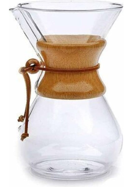 Şeffaf Cam Kahve Demleme Kabı 400 Ml, Şık ve Kullanışlı Tasarım