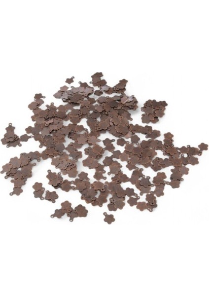 8 mm Papatya Desen Bakır Pul Payet (20 gr 230 Adet)