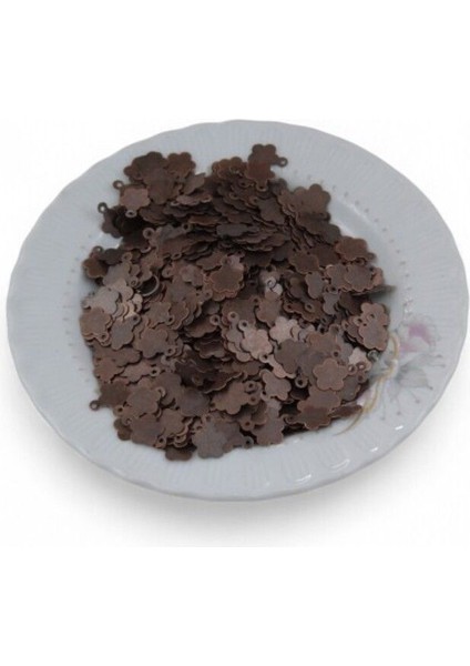 8 mm Papatya Desen Bakır Pul Payet (20 gr 230 Adet) fiyatları