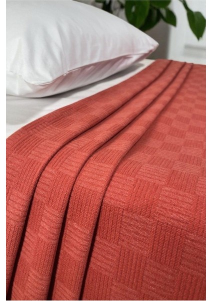 Küçük Dama Desenli %100 Pamuk Tek Kişilik Yatak Örtüsü, Otel Tarzı Lüx Pike fırsatları