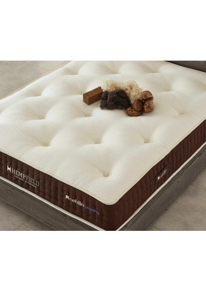Hempfield Yatak | %100 Doğal – Pocket Yay – At Kılı – Lateks – Yün – Roll Pack | El Işçiliği Özel Seri fiyatları