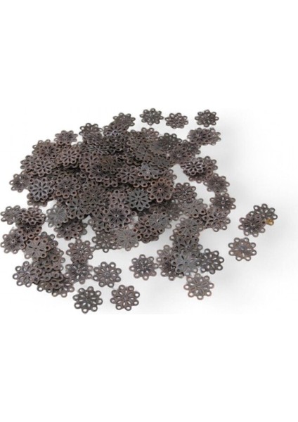 Kar Tanesi Modeli 17 mm Metal (Küpe Aparatı, Bileklik Ucu, Broş Aksesuar)