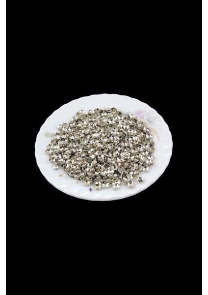 6 mm Papatya Desenli Gümüş Pirinç Metal (20 gr 205 Adet) fiyatları