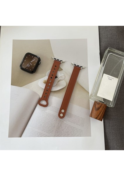 Apple Watch Seri 42/44/45/46/49 mm Uyumlu Ince Zarif Ayarlanabilir Şık Hafifi Kordon fiyatları