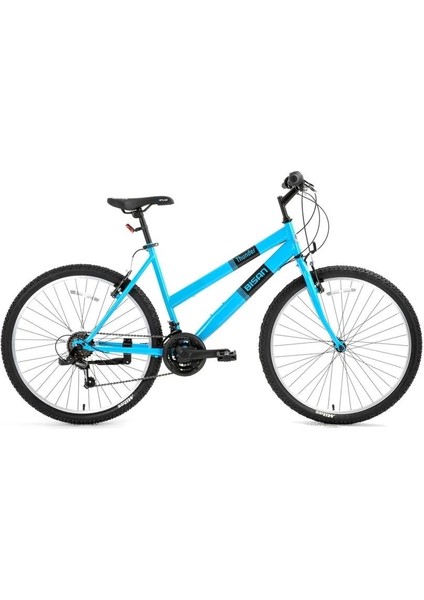 Thunder Kadın Dağ Bisikleti 47CM V 26 Jant 18 Vites Mavi Siyah