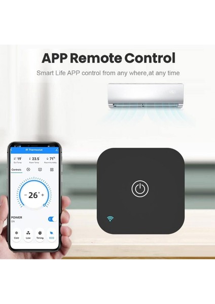 TS06 Pro Dokunmatik Akıllı Klima Kontrol Cihaz Akıllı Termostat Dahili Sıcaklık ve Nem Sensörü fiyatları