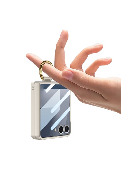 Samsung Galaxy Z Flip 7 Kılıf Magsafeli Şarj Özellikli Kıpta Yüzüklü Flip Sert Kapak fiyatları