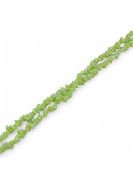 Fıstık Yeşili Kırık Taş Boncuk (120 Adet) fiyatları