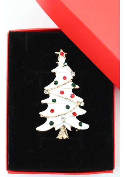 Yeni Yıl Ağacı Broş. Taşlı Tasarım Broş. Yaka Iğnesi Broş. Noel Ağacı Broş. Kadın Broş. Broş. fiyatları