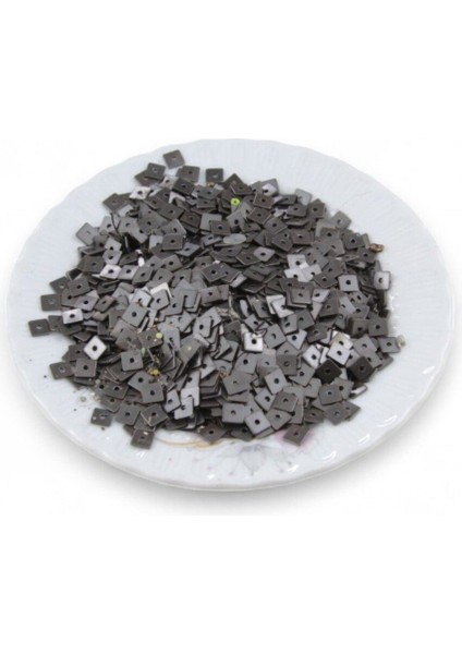 Koyu Gri 5x5 mm Kare Pul Payet (20 gr 250 Adet) fiyatları