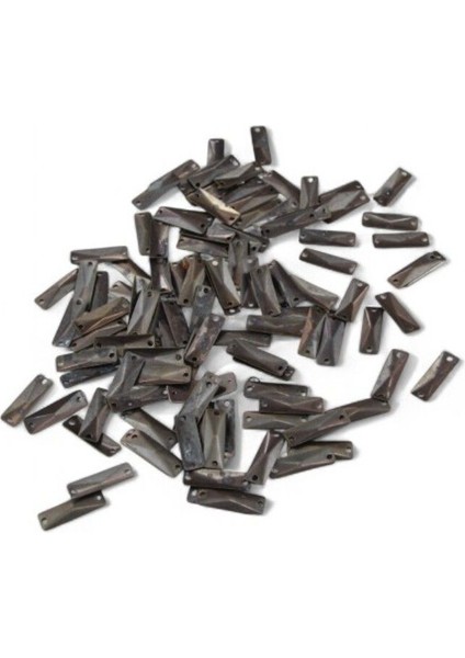 Çift Delikli 19X6 mm Eskitme Pul Payet (20 gr 40 Adet)