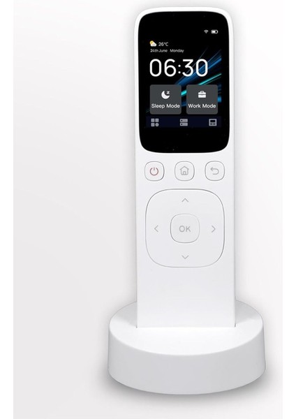 Z1 Taşınabilir Şarj Edilebilir Wifi Akıllı Led Ekranlı Kontrol Kumandası Ev Otomasyon Cihazı