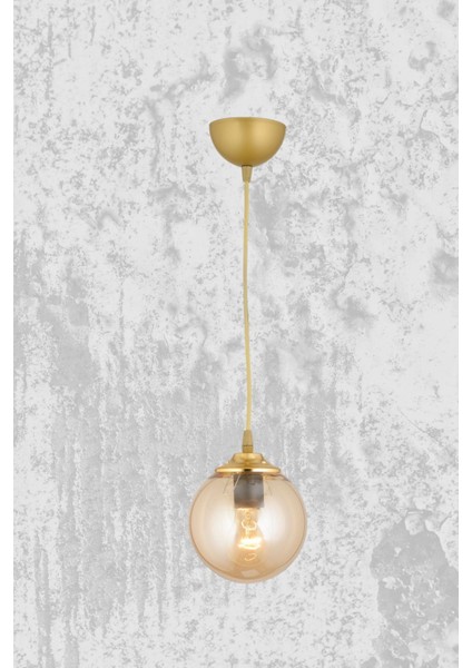 Eskitme Bal Glop Camlı Tekli Sarkıt, Düz Aşağı Bakan Lüks Avize fırsatları