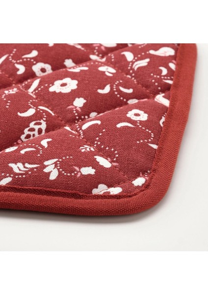 Kırmızı 2'li 19X19 cm Tutacak Seti, Şık ve Kullanışlı Mutfak Aksesuarı fırsatları