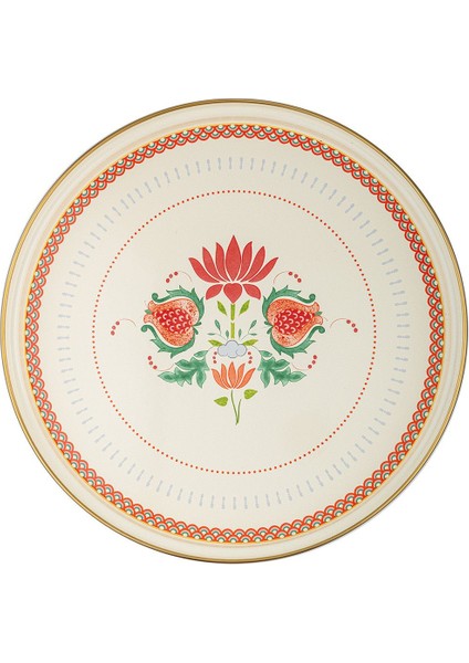 Bej Emaye Nar Tepsisi, Şık ve Dayanıklı Mutfak Aksesuarı