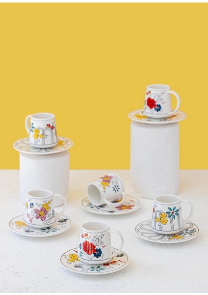 Renkli Tek Kişilik Türk Kahvesi Fincanı 100CC, Şık ve Kullanışlı Tasarım fiyatları