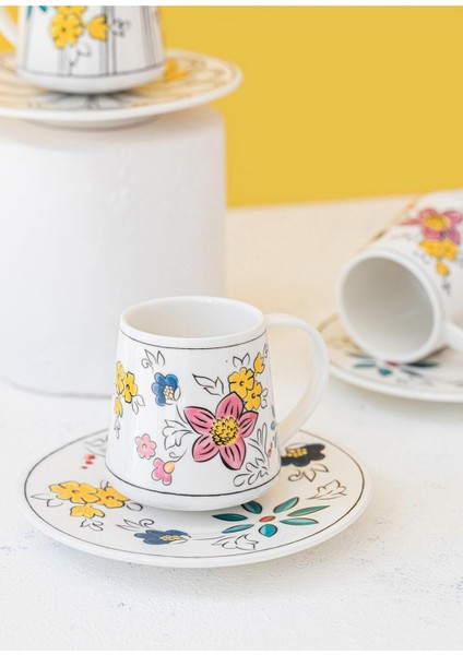 Renkli Tek Kişilik Türk Kahvesi Fincanı 100CC, Şık ve Kullanışlı Tasarım modelleri