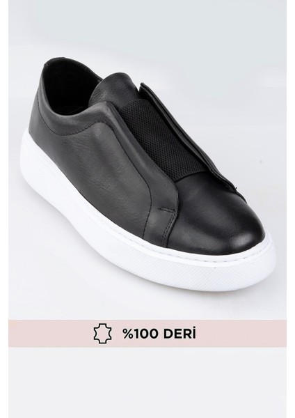 Hakiki Deri, Bağcıksız, Iç Dış Deri Erkek Ayakkabı