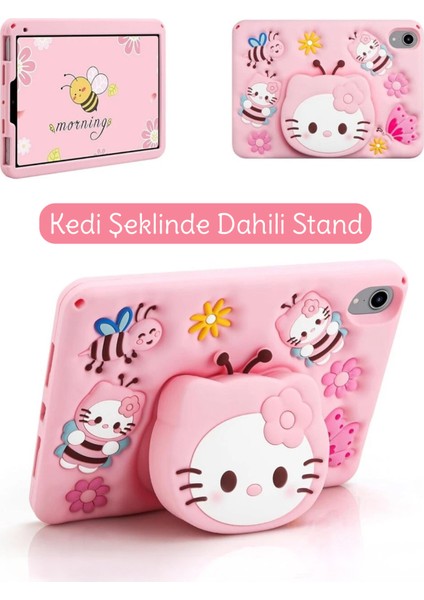 Honor Pad X9 11.5 Inç Uyumlu Kılıf Hello Kitty Çocuk Kılıfı Askılı Standlı Eğlenceli Karakter fiyatları