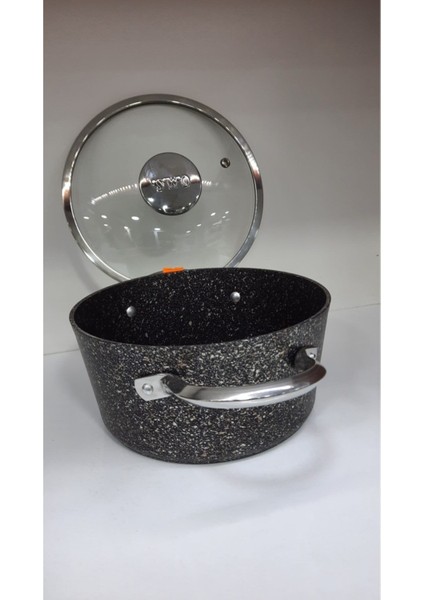 Derin Tencere 20 Cm, Indüksiyon Tabanlı, Siyah, Dayanıklı ve Şık Tasarım fırsatları