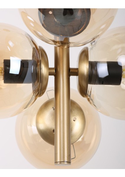 Mavi Eskitme Bal Camlı Zarif Avize, Şık ve Şehir Işıltısı Sunar fırsatları