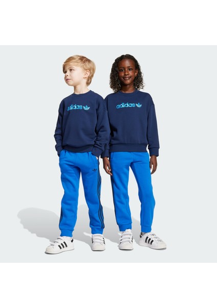 Originals JV7671 Crew Çocuk Eşofman Takımı