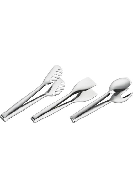 Beyaz Servis, Pasta ve Makarna Maşası Seti, Şık ve Kullanışlı Mutfak Aksesuarları