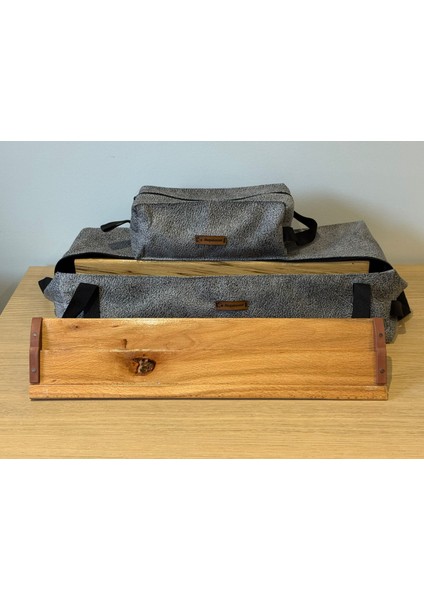 Okey Takım Çantası Kırçıllı Gri, Okey Takımı İçermez indirimleri