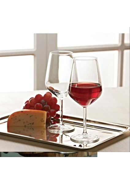 Şeffaf Şarap Kadehleri Seti, 6'lı, Zarif ve Şık Tasarım, Ev ve Davetler Için Ideal