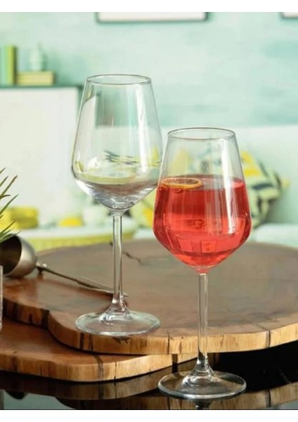 Şeffaf Şarap Kadehleri Seti, 6'lı, Zarif ve Şık Tasarım, Ev ve Davetler Için Ideal indirimleri