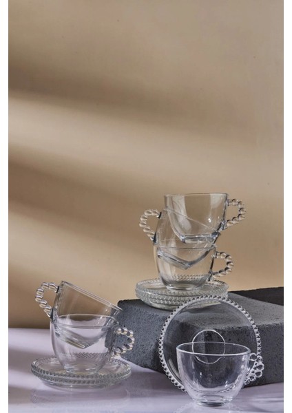 Kahverengi 6 Kişilik 12 Parçalı Fincan Takımı, Şık ve Kullanışlı Set. fiyatları