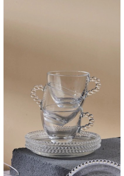 Kahverengi 6 Kişilik 12 Parçalı Fincan Takımı, Şık ve Kullanışlı Set. modelleri