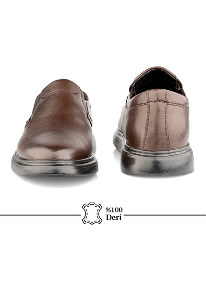 Hakiki Deri, Bağcıksız, Anatomik ve Ortopedik, Iç Dış Deri Erkek Ayakkabı
