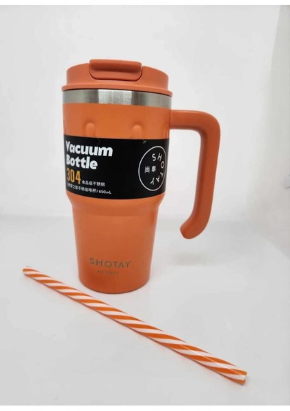 Mor 680 ml Paslanmaz Çelik Elmalı Termos, Şık ve Dayanıklı Tasarım