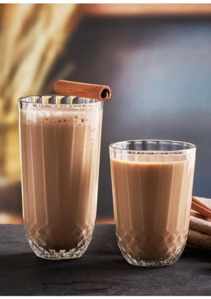 12'li Beyaz Su Bardağı Takımı, Şık ve Dayanıklı Seramik Set