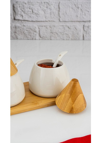 3'lü Baharat Seti, Kaşıklı, Pratik ve Şık Tasarım fırsatları